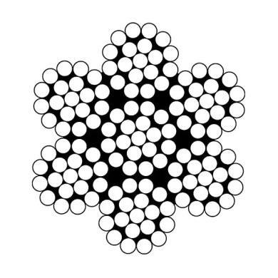 سیم بکسل استینلس استیل 19×6 مغر فولادی (نگیر)